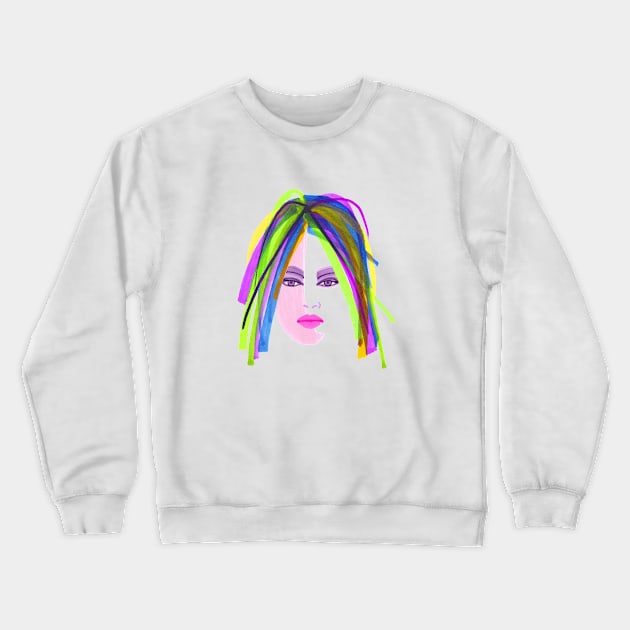 Fancy Hair Crewneck Sweatshirt by AdrianaStore